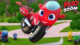 Best Stunts ⚡ Motorcycle Day  Ricky Zoom  Cartoons for Kids  Ultimate Rescue Motorbikes for Kids [upl. by Courcy]