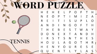 Word Puzzle  Hidden riddles  OLYMPICS Edition [upl. by Angell]