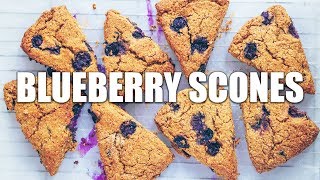 Blueberry Scones Vegan amp Glutenfree [upl. by Eirak]