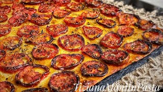 SCHIACCIATA DI PATATE CON POMODORINI 🍅😋 [upl. by Dis]