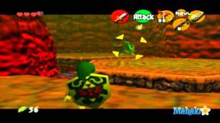 Legend of Zelda Ocarina of Time Walkthrough  Dodongos Cavern  Part 1 [upl. by Sivahc461]