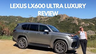 Lexus LX600 Ultra Luxury Review [upl. by Ohcirej]