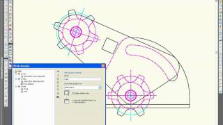 Automatic Hidden Lines  AutoCAD Mechanical 2011 [upl. by Iaht932]