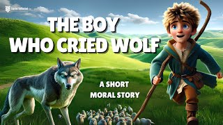 STORY FOR KIDS The Boy Who Cried Wolf  Aesops Fable [upl. by Halsy8]