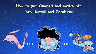 WHERE TO FIND CLAMPERL AND HOW TO EVOLVE IT POKEMON BRICK BRONZE [upl. by Llertnov]