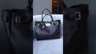 My very first designer handbag  Mulberry Bayswater Tote review [upl. by Nawram]