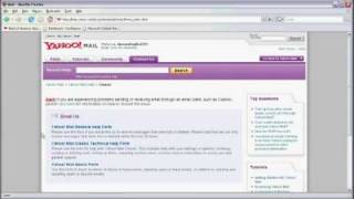 Using the Internet  How to Contact Yahoo Support [upl. by Rahs747]