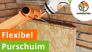 Flexibel Purschuim aanbrengen  De Isolatieshop [upl. by Hackney]