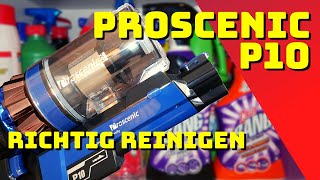 PROSCENIC P10  RICHTIG REINIGEN [upl. by Ilarrold]