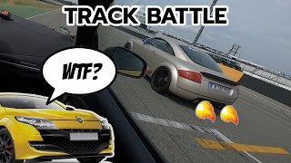 Renault Megane RS vs TUNED Audi TT  Hockenheimring Track day [upl. by Lise119]