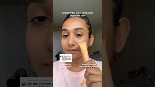 CORRECTOR VS CORRECTOR hudabeauty vs vasanti cosmetics brown skin colorcorrection darkcircles [upl. by Disini]