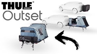 New Thule Outset Hitch Tent  Camping Adventure [upl. by Christiansen]