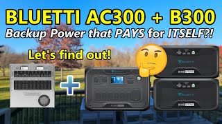 BLUETTI AC300B300 Modular Home Backup Power that Can PAY YOU [upl. by Tiemroth]