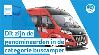 NKC  Verkiezing Kampeerauto van het jaar 2023  categorie buscampers [upl. by Naujal]