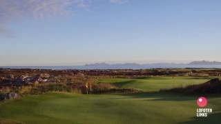 Lofoten Links Hole 3 Makkleirstranda [upl. by Nazler]