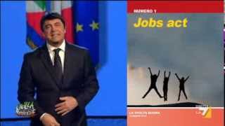 Crozza  Renzi Show in regia Berlusconi [upl. by Htomit]