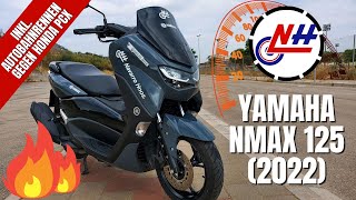 Yamaha NMAX 125 2022 🛵 Probefahrt Walkaround Soundcheck DEUTSCH 🛵 VLOG 343 [upl. by Annayat]