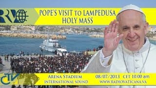 Mass of the Pope at Lampedusa [upl. by Chinua]