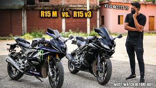 R15M vs R15 v3 Detailed Comparison  V3 is better then v4 [upl. by Llebana]