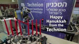 For Hanukkah Light that Menorah Technion Rube Goldberg Machine Chanukah [upl. by Irreg]