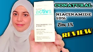 Conatural Niacinamide 10 Zinc1 Skin Serum Review for Skin Brightening skin glow [upl. by Belanger]