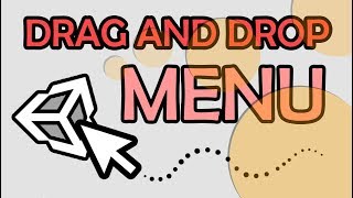 MAKING A DRAG AND DROP CUSTOMIZATION MENU IN UNITY  EASY TUTORIAL [upl. by Oiramal]