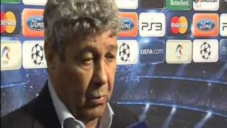 Mircea Lucescu declaratie dupa esecul de pe Camp Nou [upl. by Baudelaire]