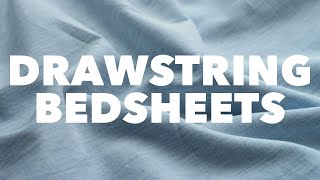 How to use the Aizome Bedding drawstring sheets [upl. by Nnaeiram682]