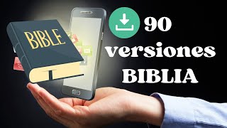 DESCARGA 90 VERSIONES DE LA BIBLIA EN TU CELULAR ServicioCristiano [upl. by Gerdi]