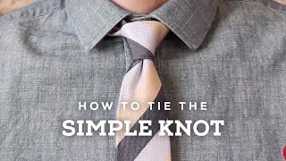 How to Tie a Perfect Simple Knot [upl. by Gean]