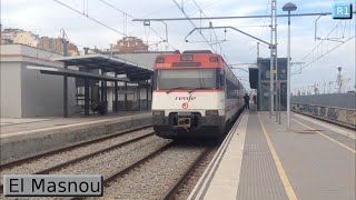 Rodalies Barcelona  El Masnou R1  Renfe Civia  447  2016 [upl. by Eanom]