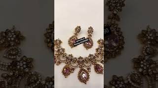 Necklace  Gold plated viralvideo foryou diamond fyp explore jewellery instagram youtube [upl. by Ahseken573]