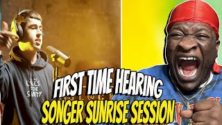 American Rapper Reacts To  Songer  The Sunrise Session  BLCKBOX REACTION [upl. by Alcinia]