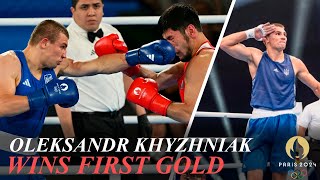 Ukraines Oleksandr Khyzhniak Wins Mens 80kg Gold  Boxing Olympics 2024 [upl. by Fedak]