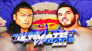 Johnny Gargano vs SHINGO DGUSA ´´ Open The Ultimate Gate ¨ 2013 Highlights [upl. by Siubhan]