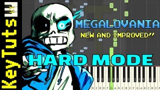 NEW AND IMPROVED  Learn to Play Megalovania from Undertale  Hard Mode [upl. by Karame]