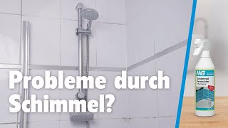 Schimmel im Haus Schimmel mit HG einfach entfernen [upl. by Reffinej124]