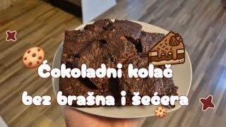 KOLAČ BEZ BRAŠNA I ŠEĆERA MOŽE 🍪🤩 [upl. by Akirderf]