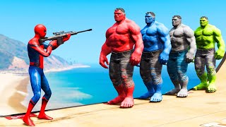 GTA V SpiderMan amp Color Minions Epic Ragdoll Physics Funny and Fails shorts gtav shortsfeed [upl. by Ewold168]