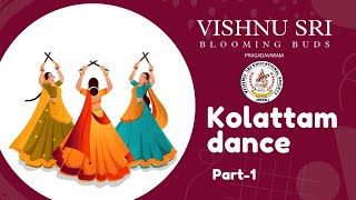 A very beautiful kolattam performance by VISHNU SRI children2024 [upl. by Gris158]