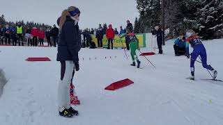 Ingeborg Rustad langrenn junior NC2 Granåsen februar 2024 [upl. by Llerref454]