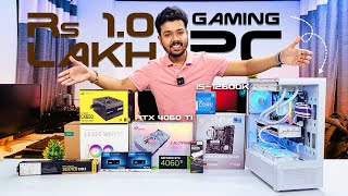 WHITE Rs 1 Lakh Gaming amp Editing PC Build 2024  Intel i512600K amp RTX 4060 Ti 🔥 [upl. by Nrubua122]