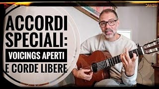 accordi speciali posizioni aperte e corde libere [upl. by Ball]