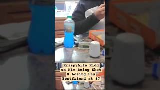 Krispylife Kidd on Being Shot  17 His Dad an Ex User😱 shorts krispylifekiddtypebeat flint [upl. by Inad]