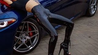 latest collection of faux leather leggings for womens best womens leather leggings outfits [upl. by Eldorado]