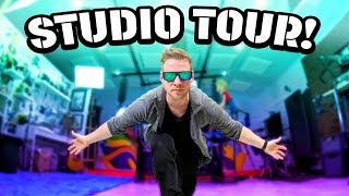 YOUTUBE ART STUDIO TOUR My supplies gear and SECRETS [upl. by Rebe261]