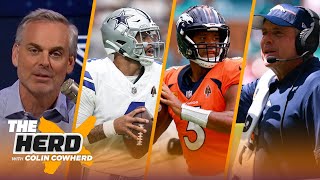 Cowboys exploited in 2816 upset loss vs Cardinals Broncos need a lot of fixing  NFL  THE HERD [upl. by Trant]