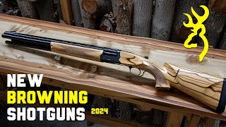 The Browning Over Under NEW Shotguns 2024 SHOT Show [upl. by Haizek]