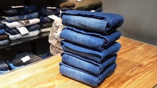 how to fold jeans  jeans fold style  jeans fold trick  जीन्स फोल्ड कैसे करे  jeans folding 2024 [upl. by Ledba]