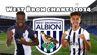 All West Brom Chants 2324 With Lyrics [upl. by Kamaria]